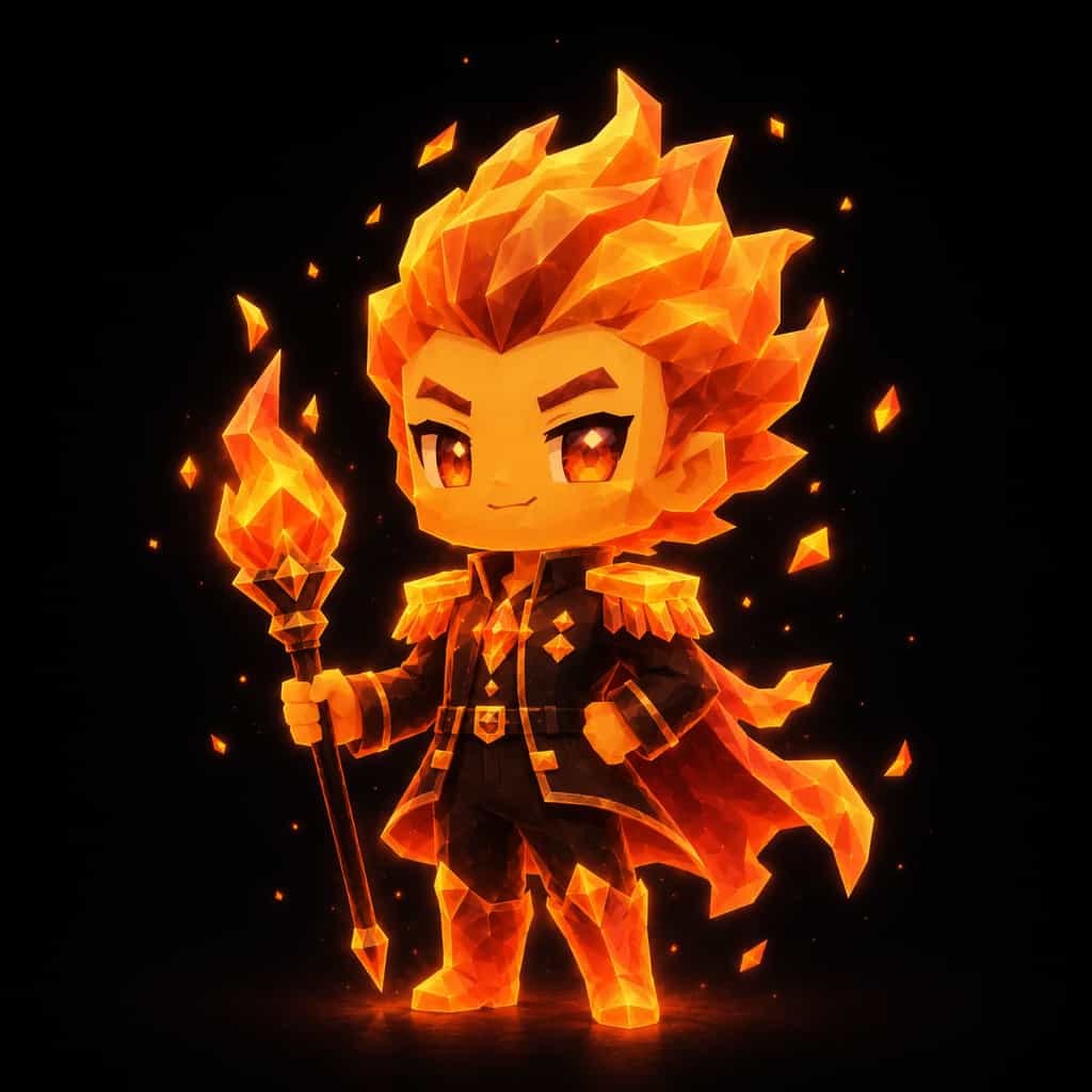 The Fire Commander, a fire guardian spirit