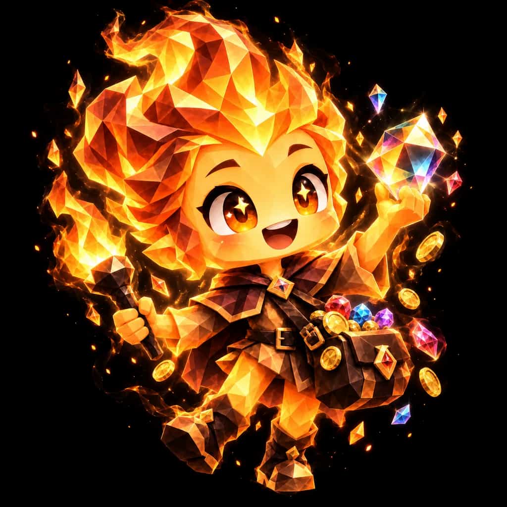 The Fire Merchant, a fire guardian spirit