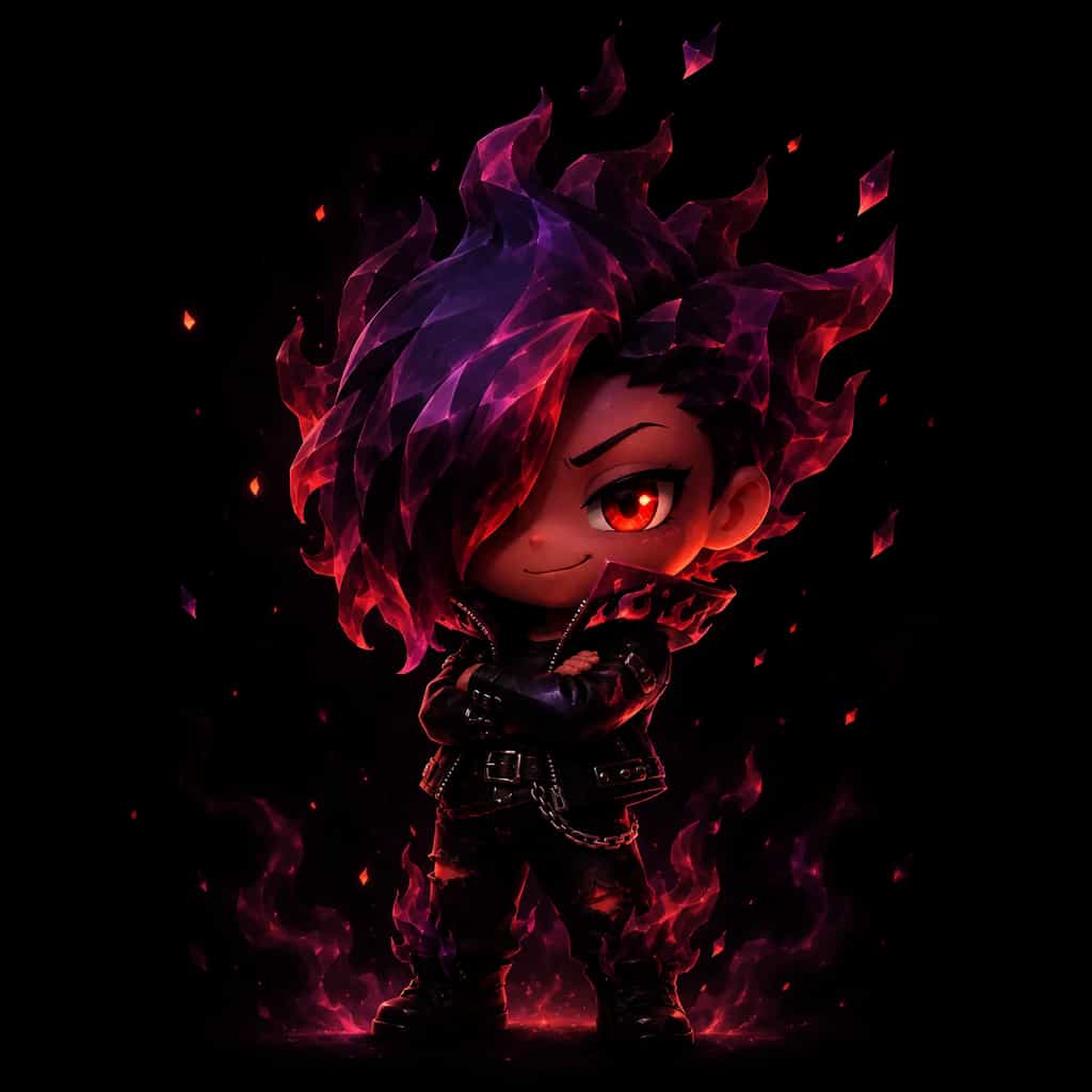 The Fire Rebel, a fire guardian spirit