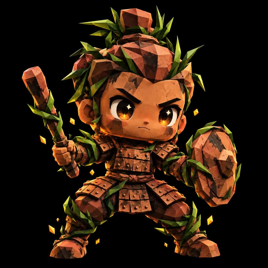 The Earth Warrior, a earth guardian spirit