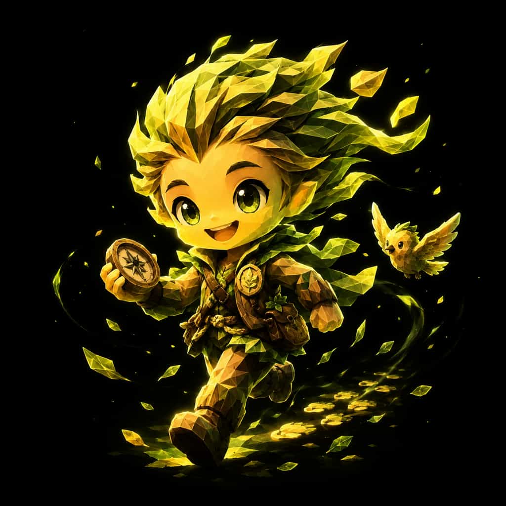 The Wood Trailblazer, a wood guardian spirit