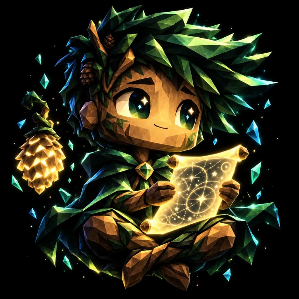 The Wood Hermit, a wood guardian spirit