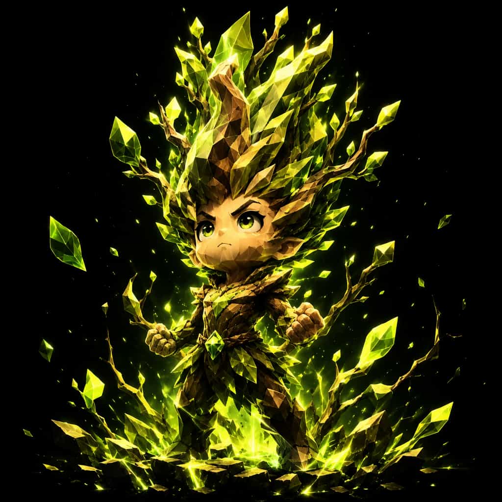 The Wood Skybreaker, a wood guardian spirit