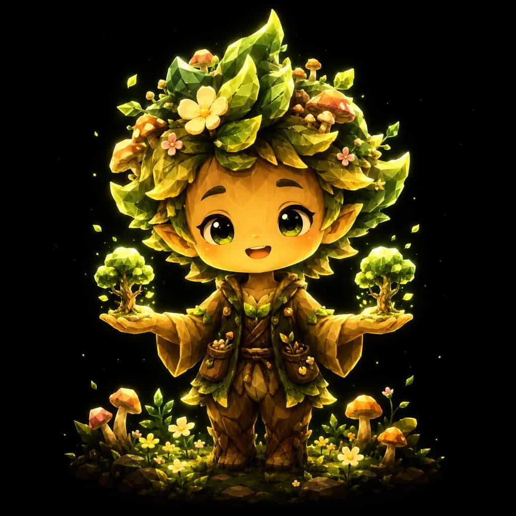 The Wood Shaper, a wood guardian spirit