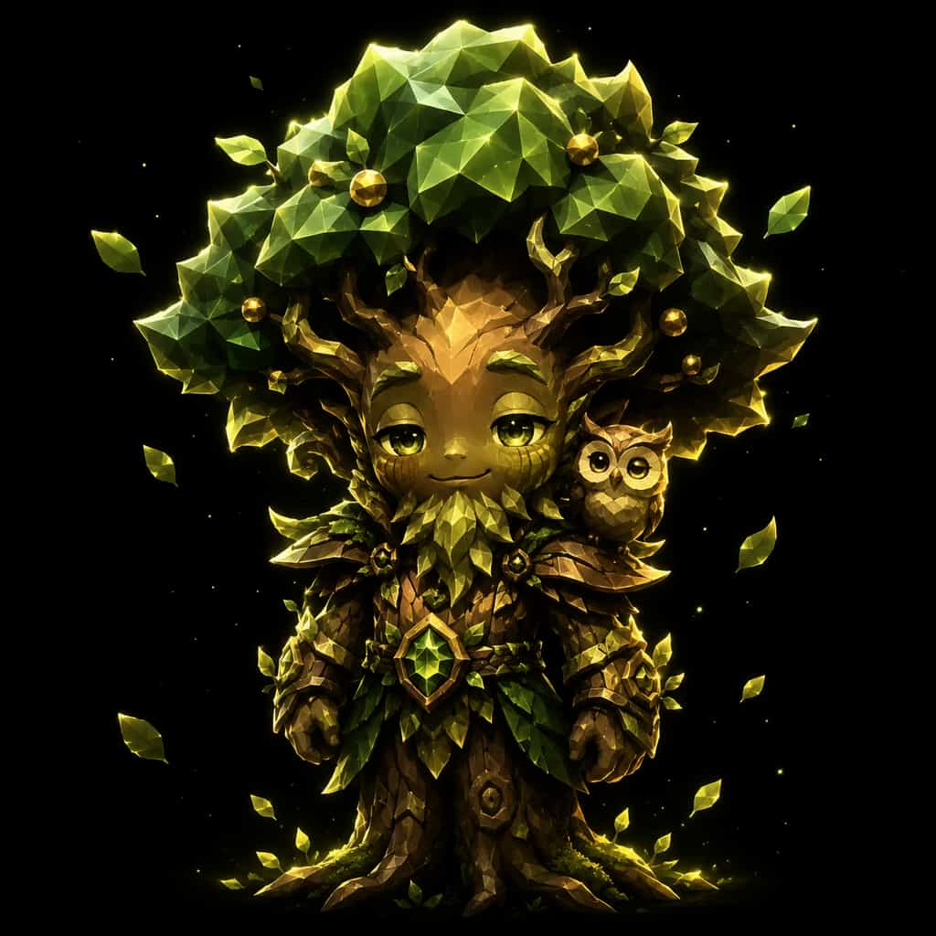 The Wood Guardian, a wood guardian spirit
