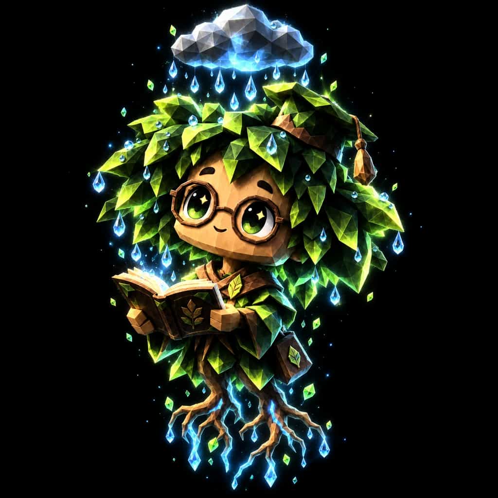 The Wood Scholar, a wood guardian spirit