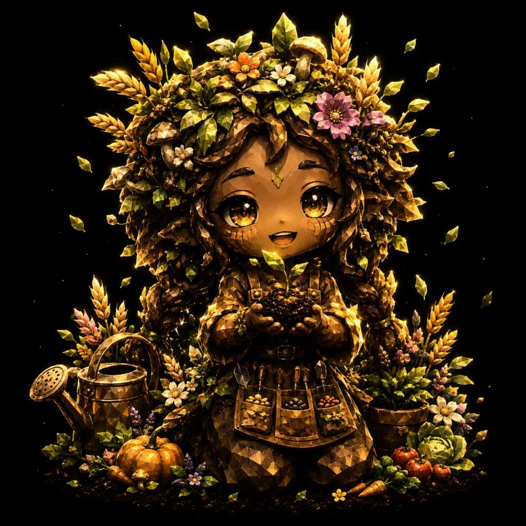 The Earth Nurturer, a earth guardian spirit