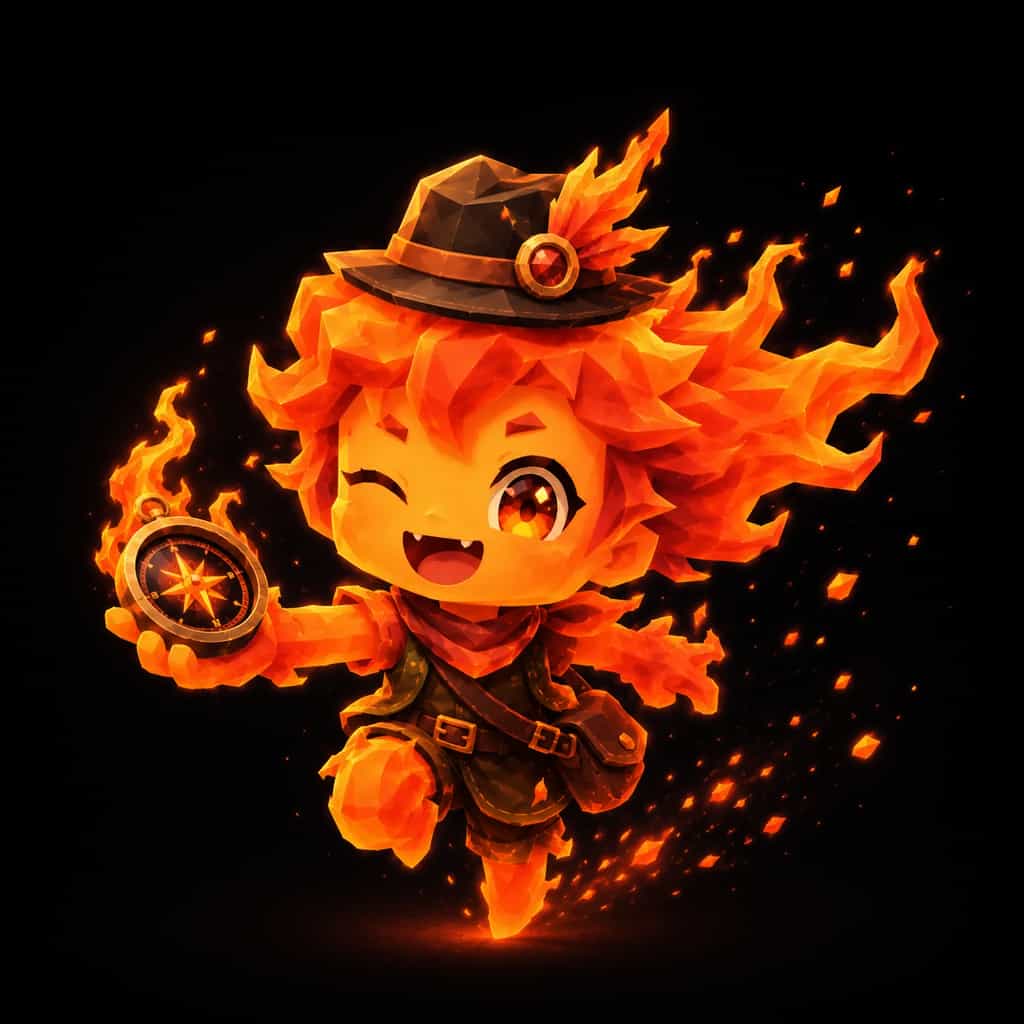 The Fire Voyager, a fire guardian spirit