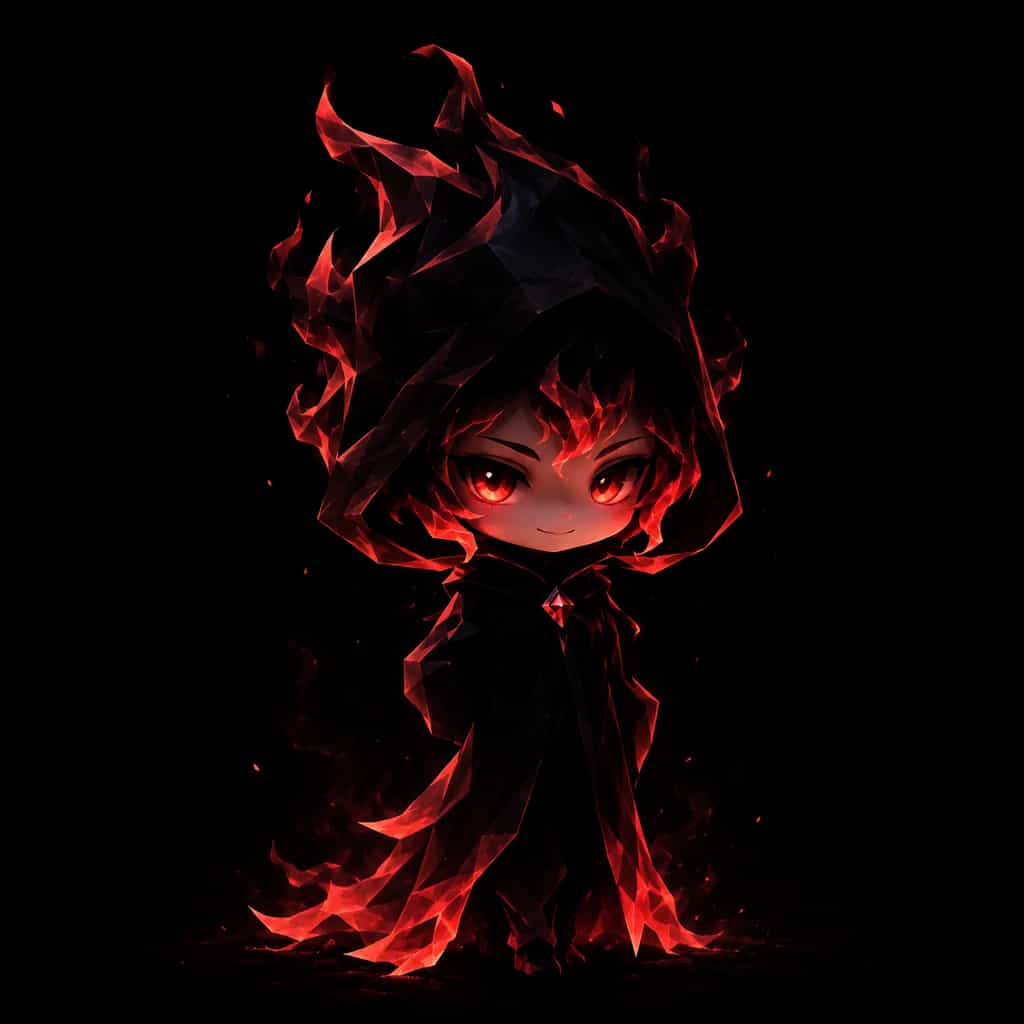 The Fire Shadow, a fire guardian spirit