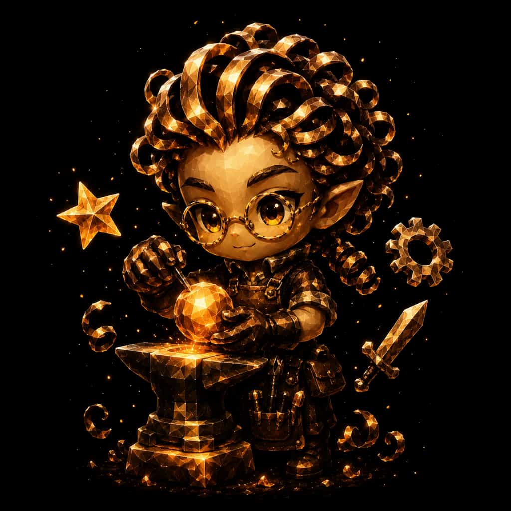 The Metal Smith, a metal guardian spirit